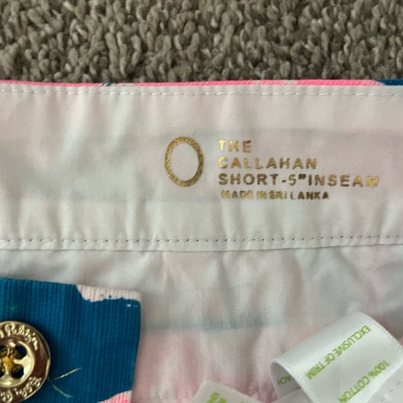 Lilly Pulitzer Callahan Shorts - Garden Tidal Wave - size 0 EUC - Picture 3 of 3